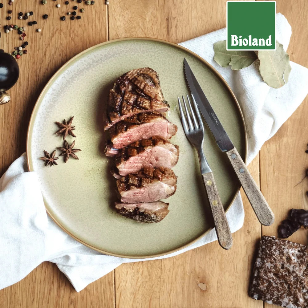 Bio-Gänsebrustfilet - 400 g - Biolandhof Öx Bio-Gänsebrustfilet - 400 g - Biolandhof Öx