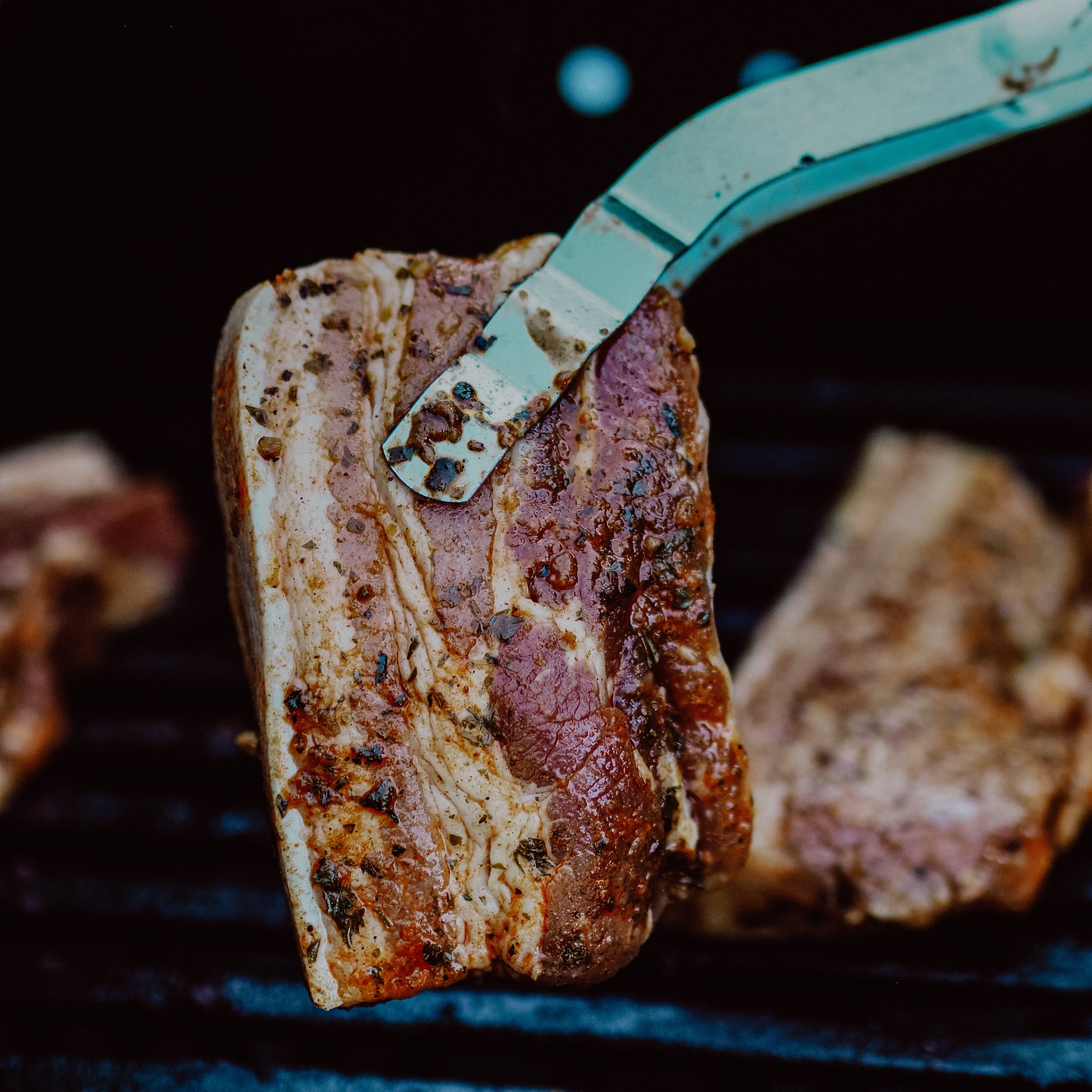 Bio-Grillscheiben vom Schweinebauch mariniert und online bestellen deutschlandweit 