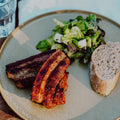Bio-Grillscheiben vom Schweinebauch (mariniert) ÖX Grillfleisch